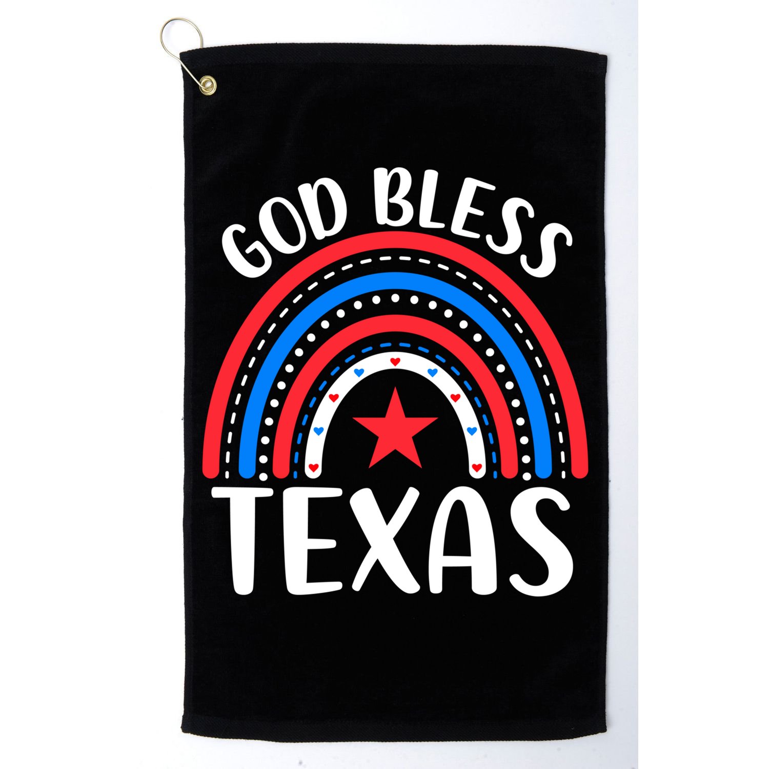 Texas Meaningful Gift I Love Texas Usa Cool Gift Golf Towel