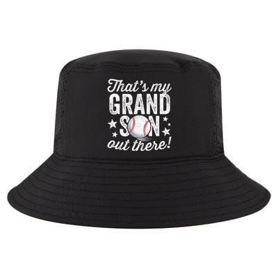 Thats My Grandson Out There Baseball Grandma Cool Comfort Performance Bucket Hat