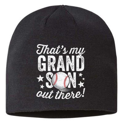 Thats My Grandson Out There Baseball Grandma Sustainable Beanie