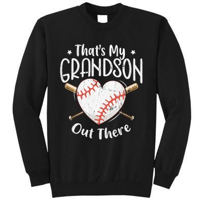 That's My Grandson Out There Baseball Grandma Mother's Day Sweatshirt