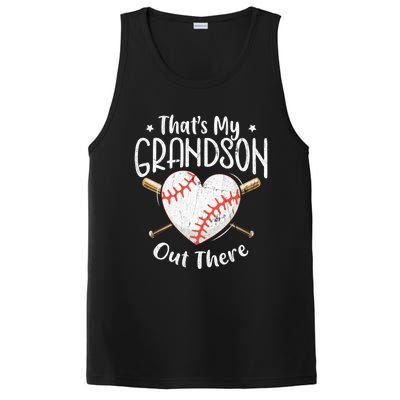 That's My Grandson Out There Baseball Grandma Mother's Day PosiCharge Competitor Tank