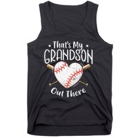 That's My Grandson Out There Baseball Grandma Mother's Day Tank Top