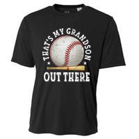 That's My Grandson Out There Baseball Mother's Day Cooling Performance Crew T-Shirt