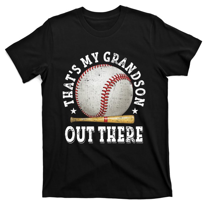 That's My Grandson Out There Baseball Mother's Day T-Shirt