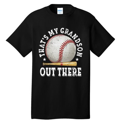 That's My Grandson Out There Baseball Mother's Day Tall T-Shirt