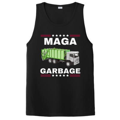 Trump Maga Garbage Truck American Flag PosiCharge Competitor Tank