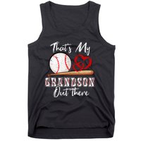 That's My Grandson Out There Baseball Grandma Mothers Day Tank Top