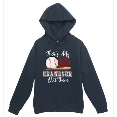 That's My Grandson Out There Baseball Grandma Mothers Day Urban Pullover Hoodie