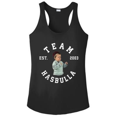 Team MMA Hasbulla Fight Meme Ladies PosiCharge Competitor Racerback Tank