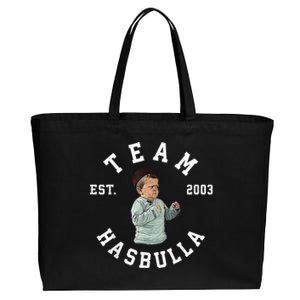 Team MMA Hasbulla Fight Meme Cotton Canvas Jumbo Tote