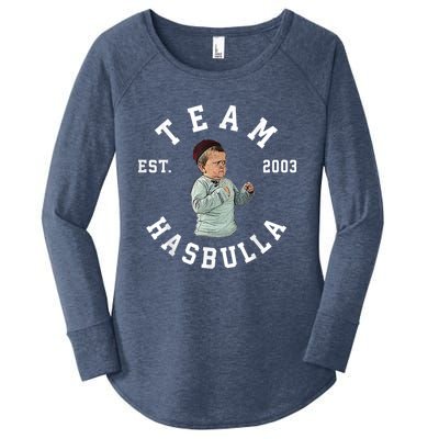 Team MMA Hasbulla Fight Meme Women's Perfect Tri Tunic Long Sleeve Shirt