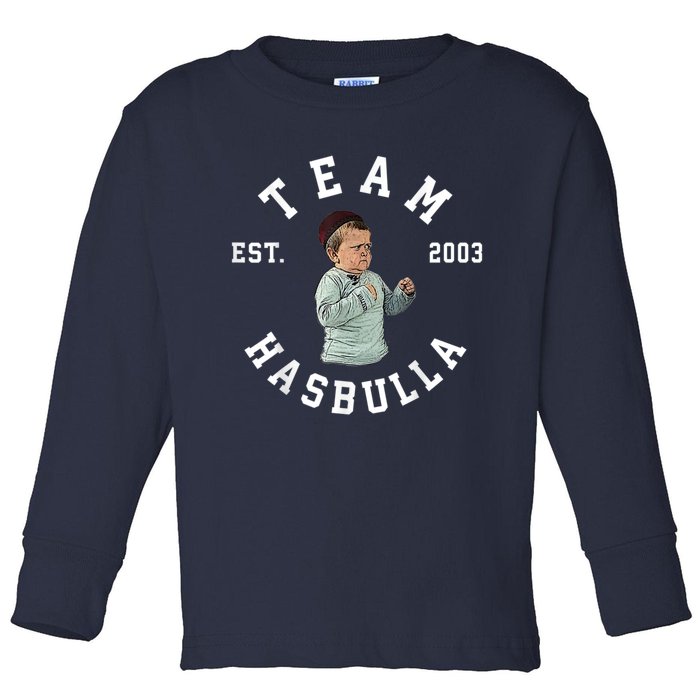 Team MMA Hasbulla Fight Meme Toddler Long Sleeve Shirt