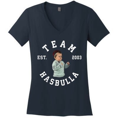 Team MMA Hasbulla Fight Meme Women's V-Neck T-Shirt