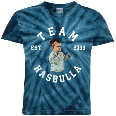 Team MMA Hasbulla Fight Meme Kids Tie-Dye T-Shirt