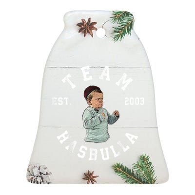 Team MMA Hasbulla Fight Meme Ceramic Bell Ornament