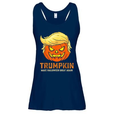 Trumpkin Make Halloween Great Again Funny Pumpkin Family Ladies Essential Flowy Tank