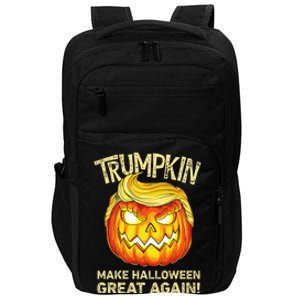 Trumpkin Make Halloween Great Again Funny Trump Pumpkin Impact Tech Backpack