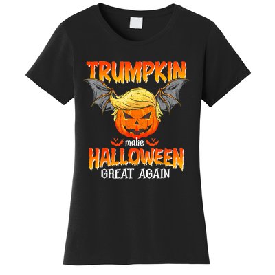 Trumpkin Make Halloween Great Again Funny Pumpkin Women's T-Shirt