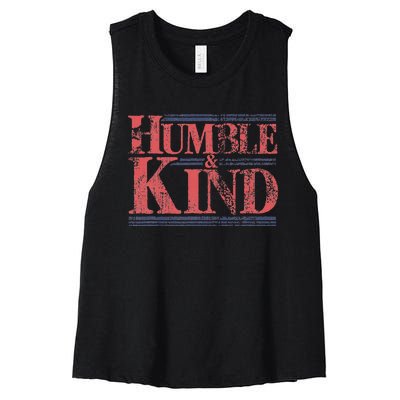 Tim Mcgraw Humble & Kind Women's Racerback Cropped Tank