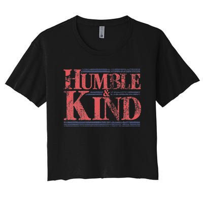 Tim Mcgraw Humble & Kind Women's Crop Top Tee