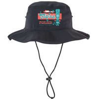 Tropics Motor Hotel Hawaiian Style Tiki Bar 50s Style Legacy Cool Fit Booney Bucket Hat