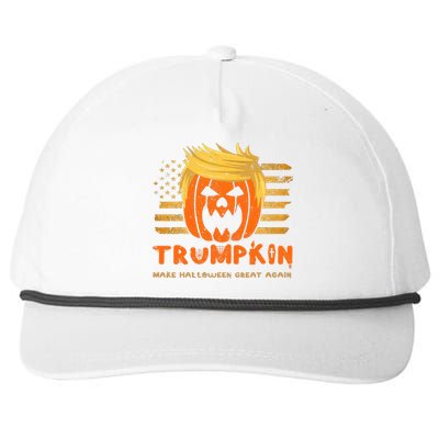 Trumpkin Make Halloween Great Again Funny Trump 2024 Snapback Five-Panel Rope Hat