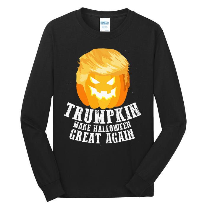 Trumpkin Make Halloween Great Again Costume Tall Long Sleeve T-Shirt