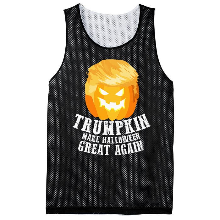 Trumpkin Make Halloween Great Again Costume Mesh Reversible Basketball Jersey Tank