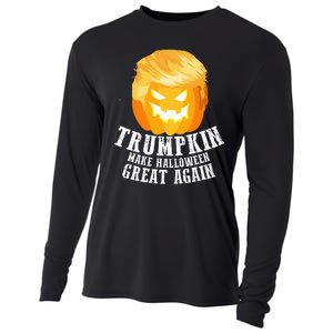 Trumpkin Make Halloween Great Again Costume Cooling Performance Long Sleeve Crew