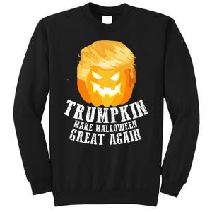 Trumpkin Make Halloween Great Again Costume Tall Sweatshirt