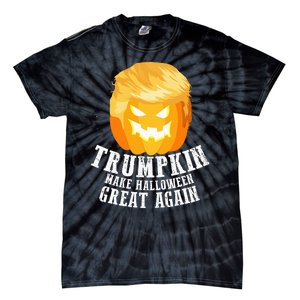 Trumpkin Make Halloween Great Again Costume Tie-Dye T-Shirt