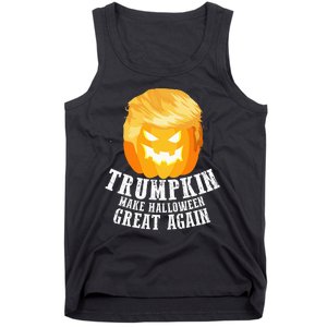 Trumpkin Make Halloween Great Again Costume Tank Top