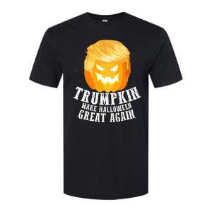 Trumpkin Make Halloween Great Again Costume Softstyle CVC T-Shirt