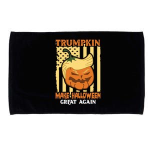 Trumpkin Make Halloween Great Again Funny Design Gift Microfiber Hand Towel