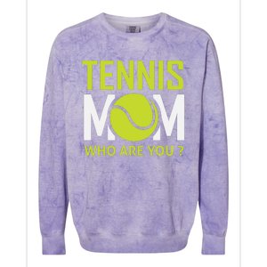 Tennis Mom How Are You Colorblast Crewneck Sweatshirt