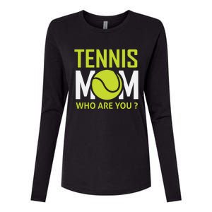 Tennis Mom How Are You Womens Cotton Relaxed Long Sleeve T-Shirt