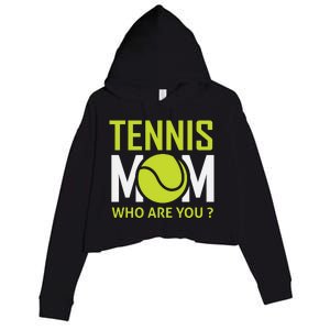 Tennis Mom How Are You Crop Fleece Hoodie