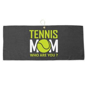 Tennis Mom How Are You Large Microfiber Waffle Golf Towel