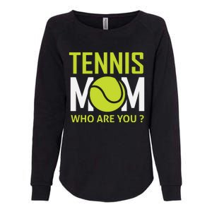 Tennis Mom How Are You Womens California Wash Sweatshirt