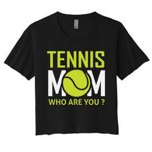 Tennis Mom How Are You Women's Crop Top Tee