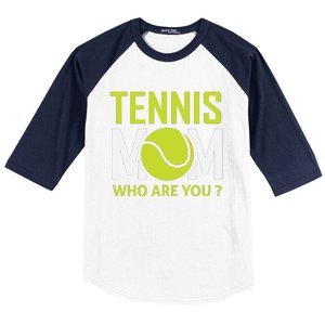 Tennis Mom How Are You Baseball Sleeve Shirt