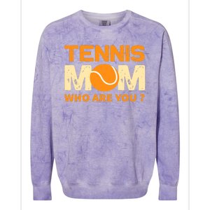 Tennis Mom How Are You Colorblast Crewneck Sweatshirt