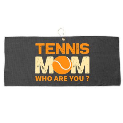 Tennis Mom How Are You Large Microfiber Waffle Golf Towel