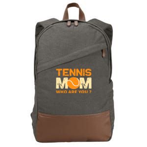 Tennis Mom How Are You Cotton Canvas Backpack