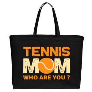 Tennis Mom How Are You Cotton Canvas Jumbo Tote