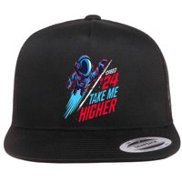 T.A.K.E M.E H.I.G.H.E.R Flat Bill Trucker Hat