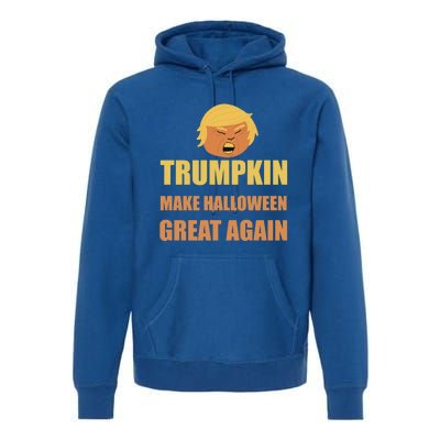 Trumpkin Make Halloween Great Again Funny President Gift Premium Hoodie