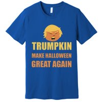 Trumpkin Make Halloween Great Again Funny President Gift Premium T-Shirt