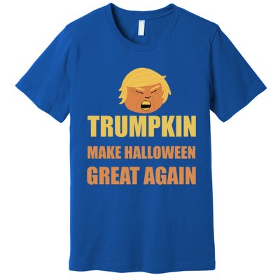 Trumpkin Make Halloween Great Again Funny President Gift Premium T-Shirt