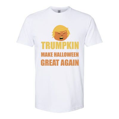 Trumpkin Make Halloween Great Again Funny President Gift Softstyle CVC T-Shirt